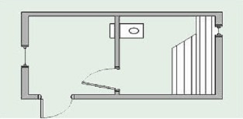 Проект бани 4х2,4м.